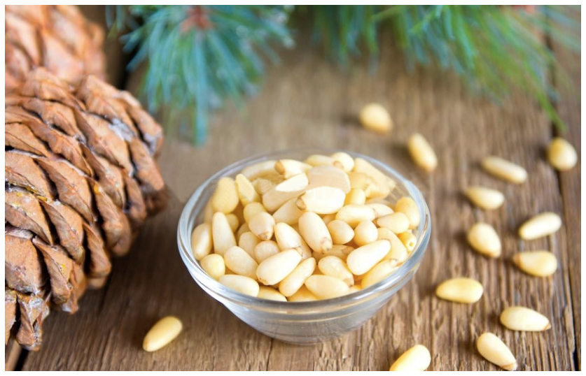 Pine nuts , Organic Bergin Nut , 100 g
