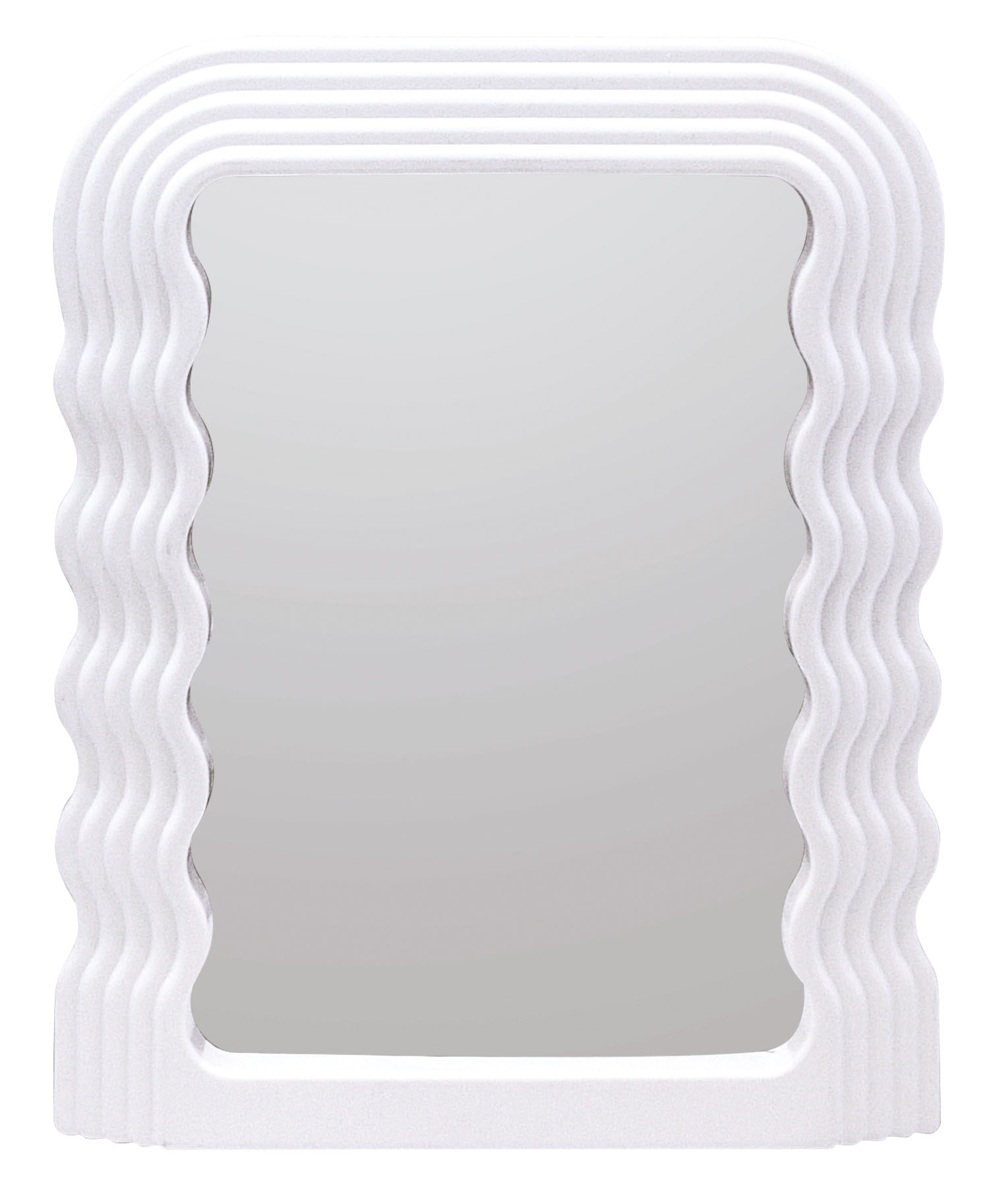 Wave Mirror White
