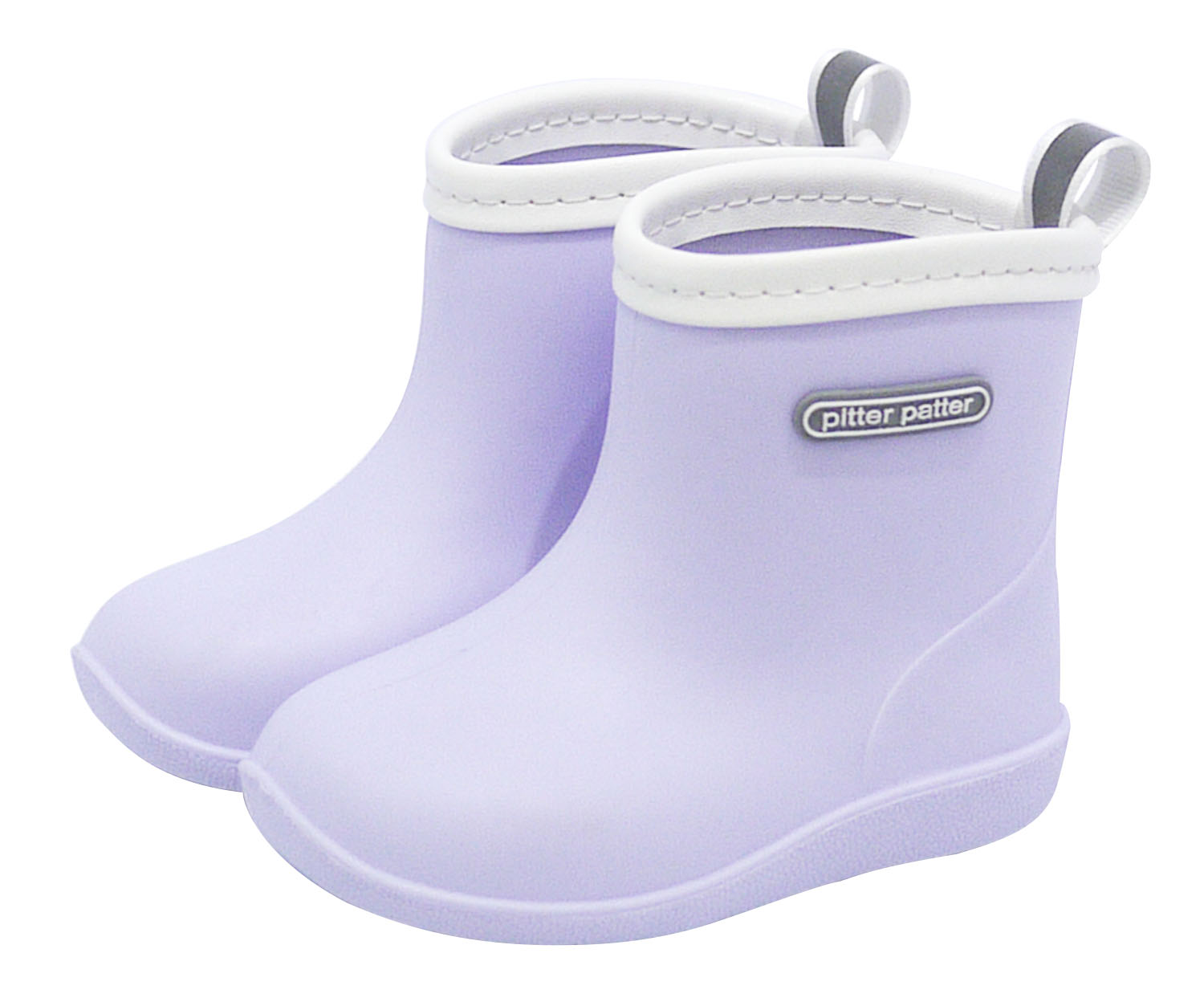 Kids Rain Boots  Lavender- M