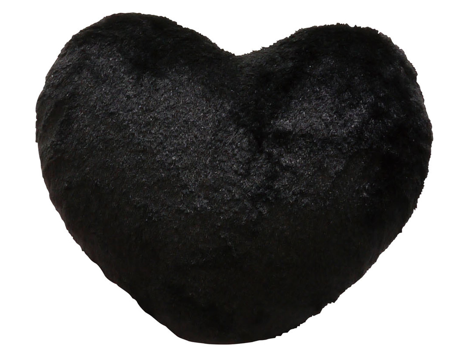 Heart Cushion Black