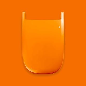 Color Toilet PLAIN SOLID[Sunshine orange]