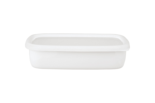 KONTE SERIES SHALLOW RECTANGULAR CONTAINER M LILY WHITE