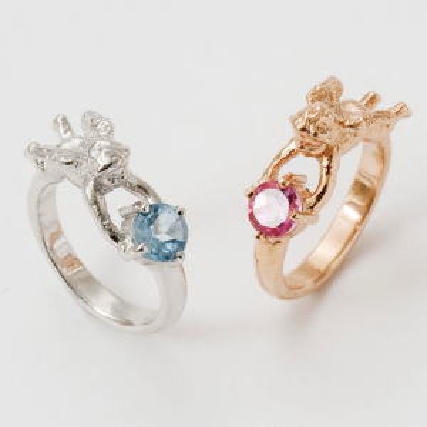 Angel Baby Ring (Birthstone can be selected) SV925