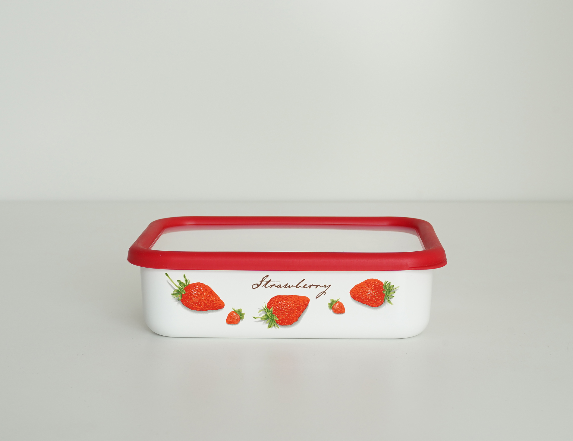 STRAWBERRY SERIES SHALLOW RECTANGULAR CONTAINER M