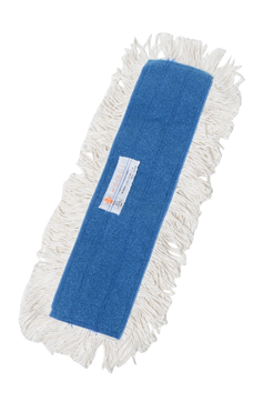 Hakuba RakuRaku mop replacement mop (blue) 45cm  Mop for wiping with water Antimicrobial odor-resistant yarn (tape color blue)