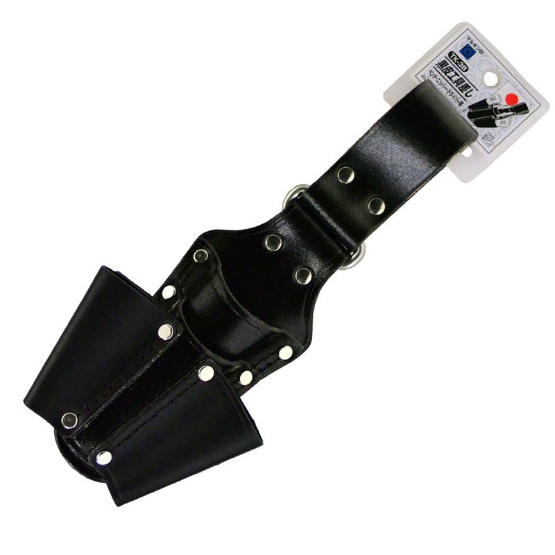 MARUKIN-JIRUSHI Black leather tool holder [TK-38]