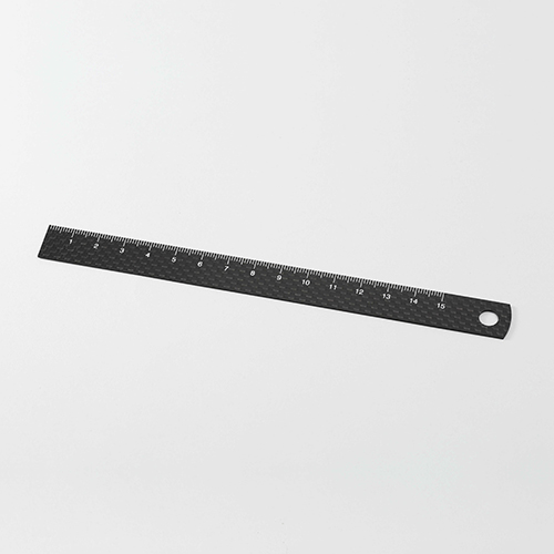 CB100-010 Carbon Ruler 15cm