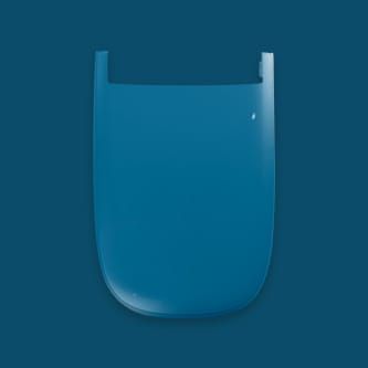 Color Toilet PLAIN SOLID[Pure blue]