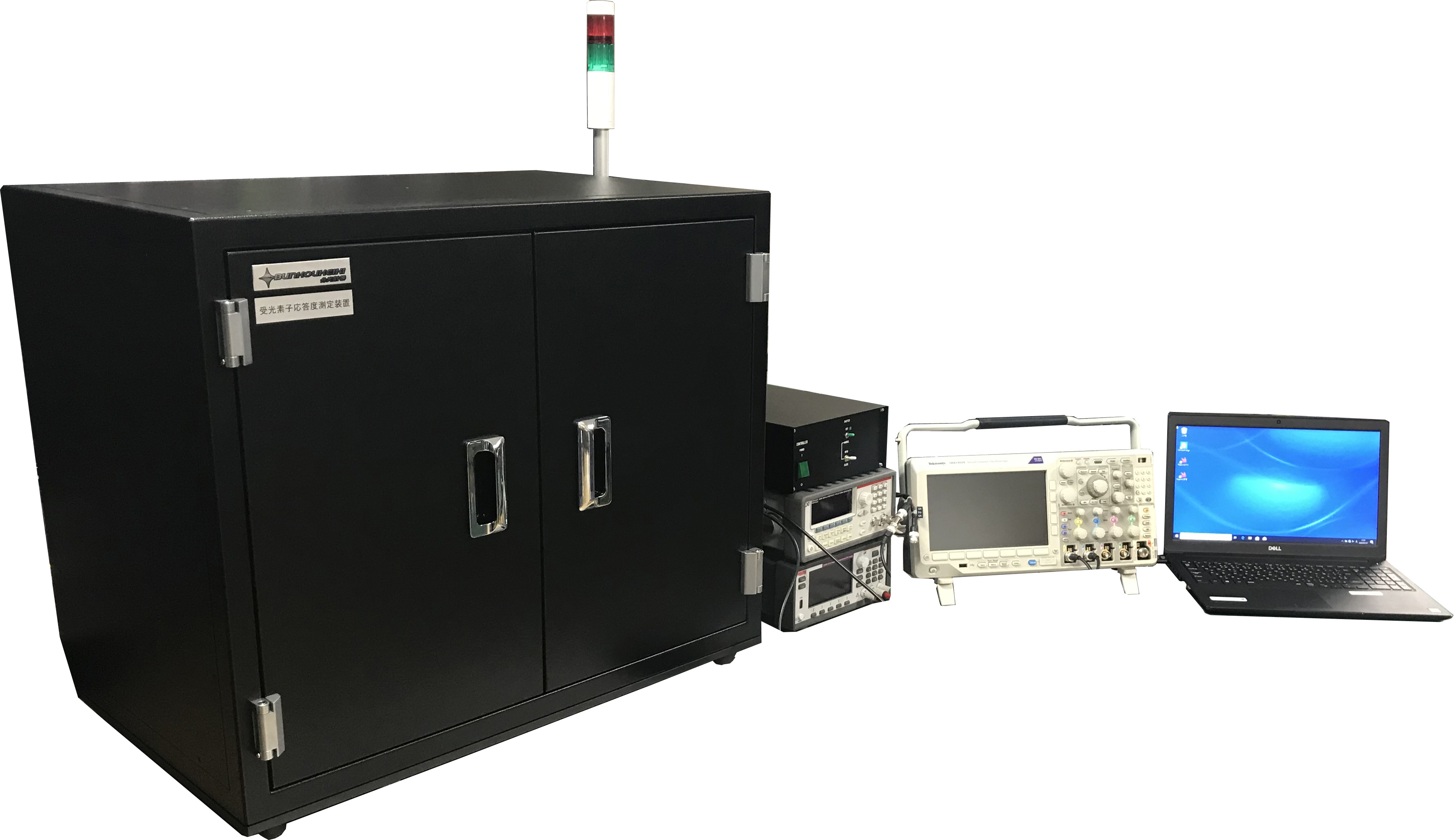 Photodetector response speed measurement device
