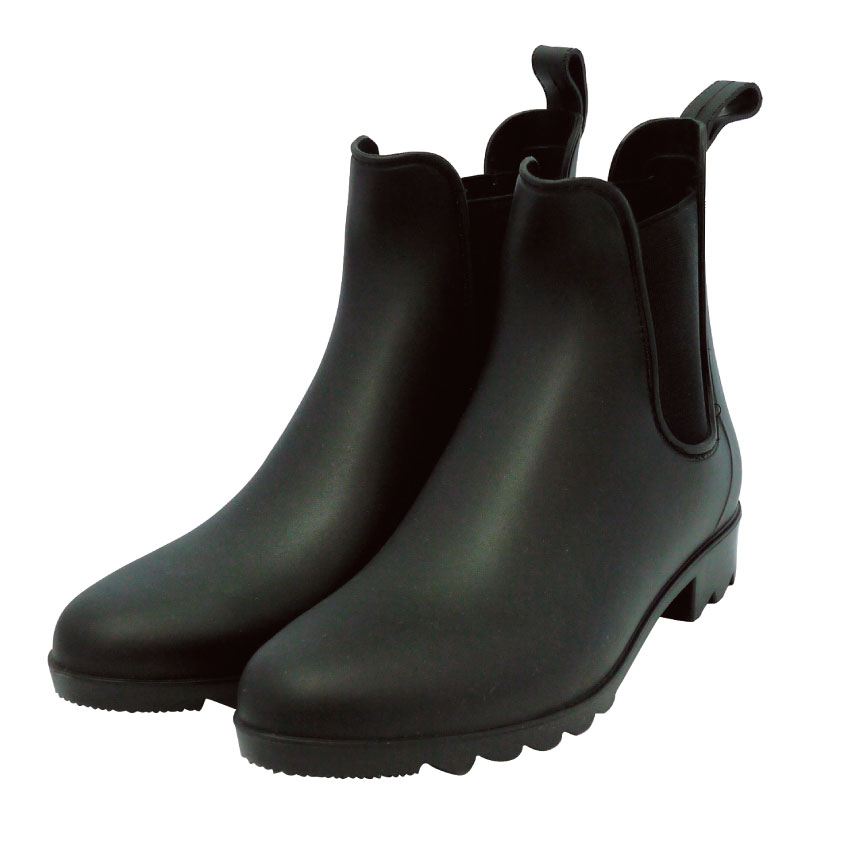 Side Gore Rain Boots Black Size L
