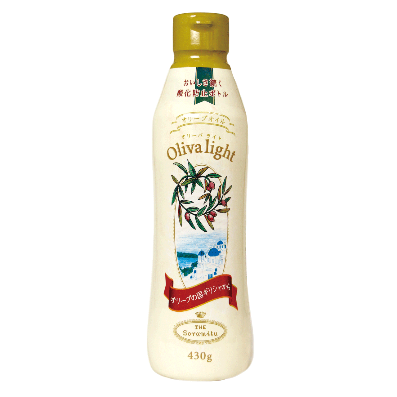 Oliva light430g PET - A blend of 25% extra virgin olive oil and 75% refined olive oil