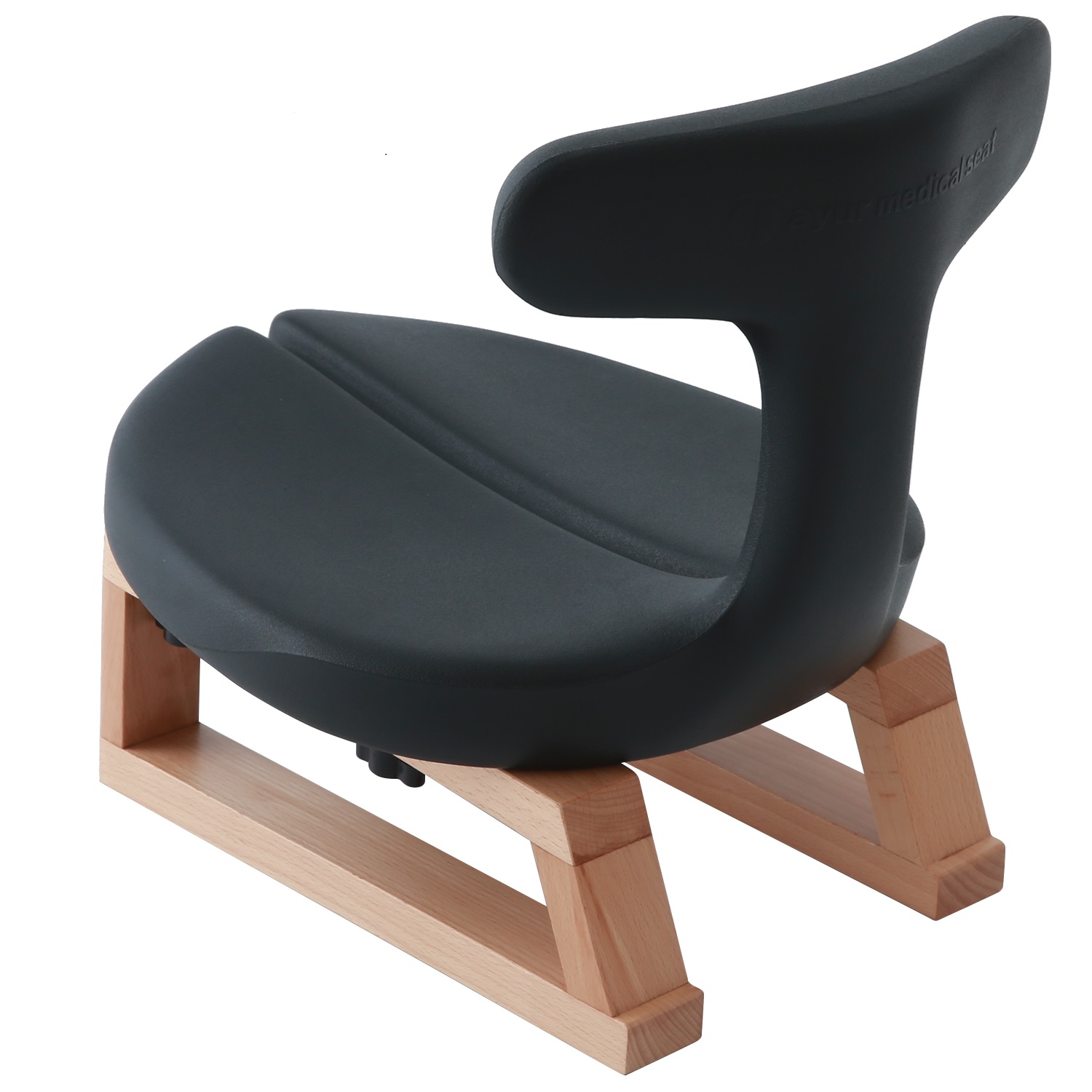 ayur-chair for cross-legged BLACK | ayur-chair Japan Co.,Ltd