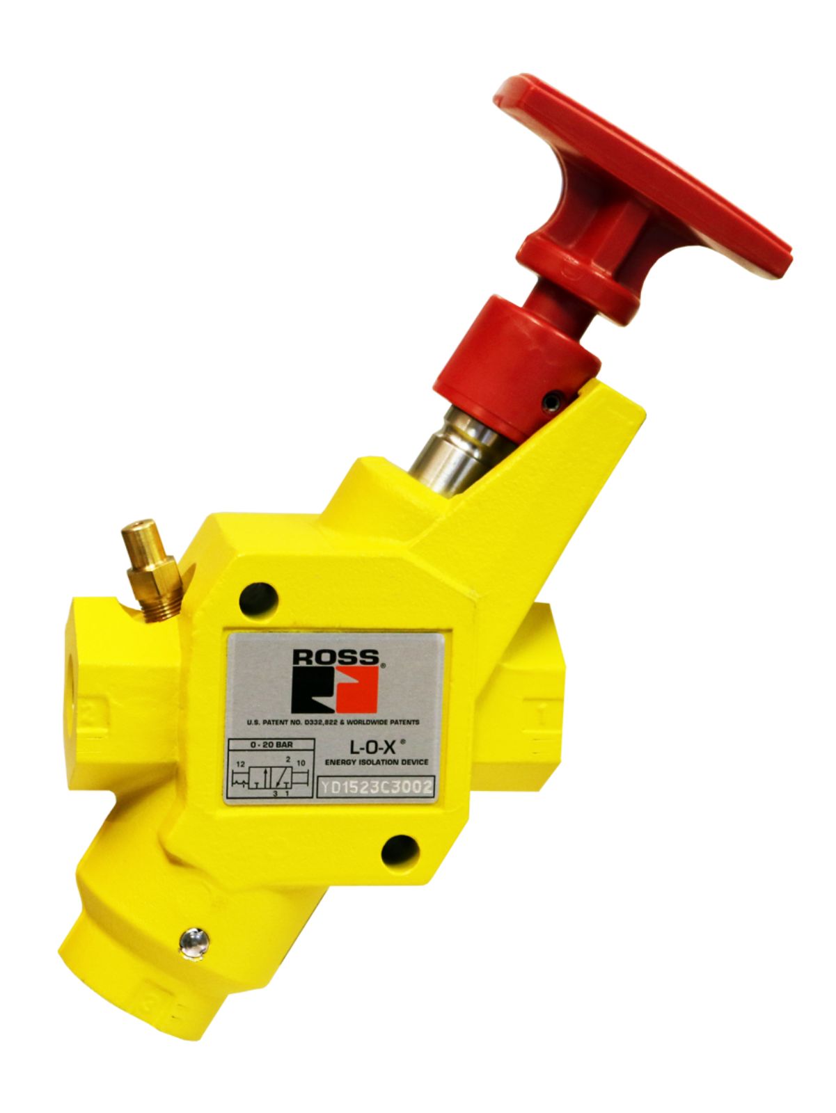 Manual Lockout L-O-X Valve (IN-OUT 3_8 inch)