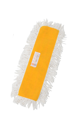 Hakuba Raku-Raku mop replacement mop (yellow) 45cm Antimicrobial and deodorant-processed mop for wiping with water (Tape color Yellow)