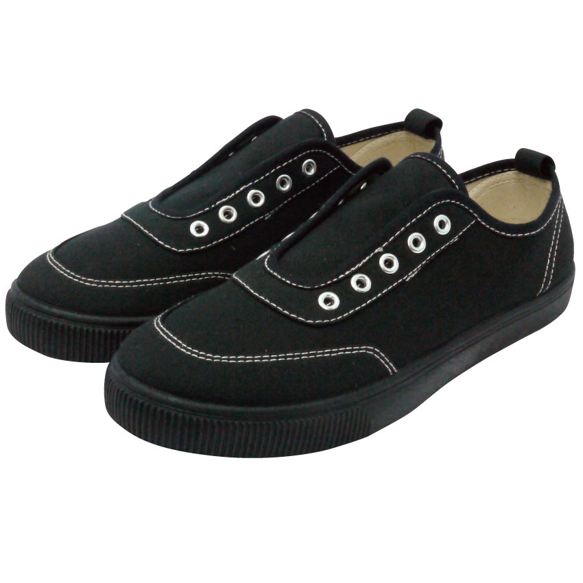Laceless Side Gore Sneakers Black L