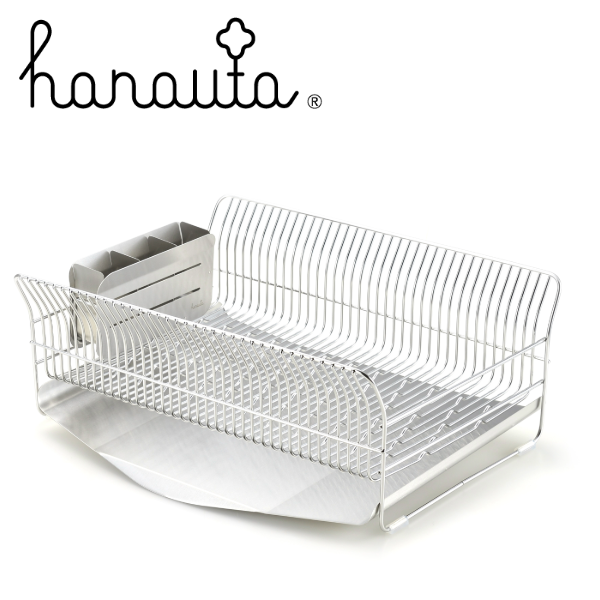 hanauta Dish Drainer(vertical type) Silver