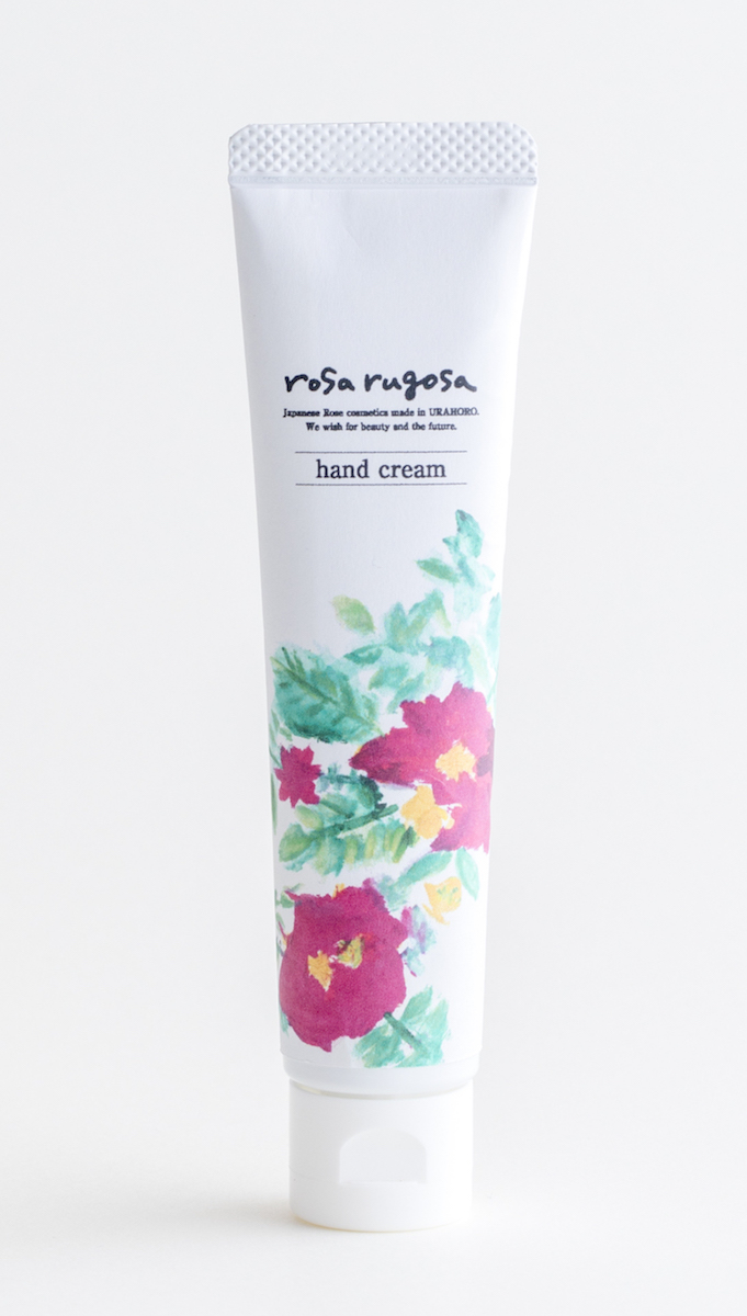 rosa rugosa - Moisturizing Hand Cream Made With Natural Ingredients (sunflower seed oil from Hokkaido and rapeseed oil that keeps the skin moisturized)