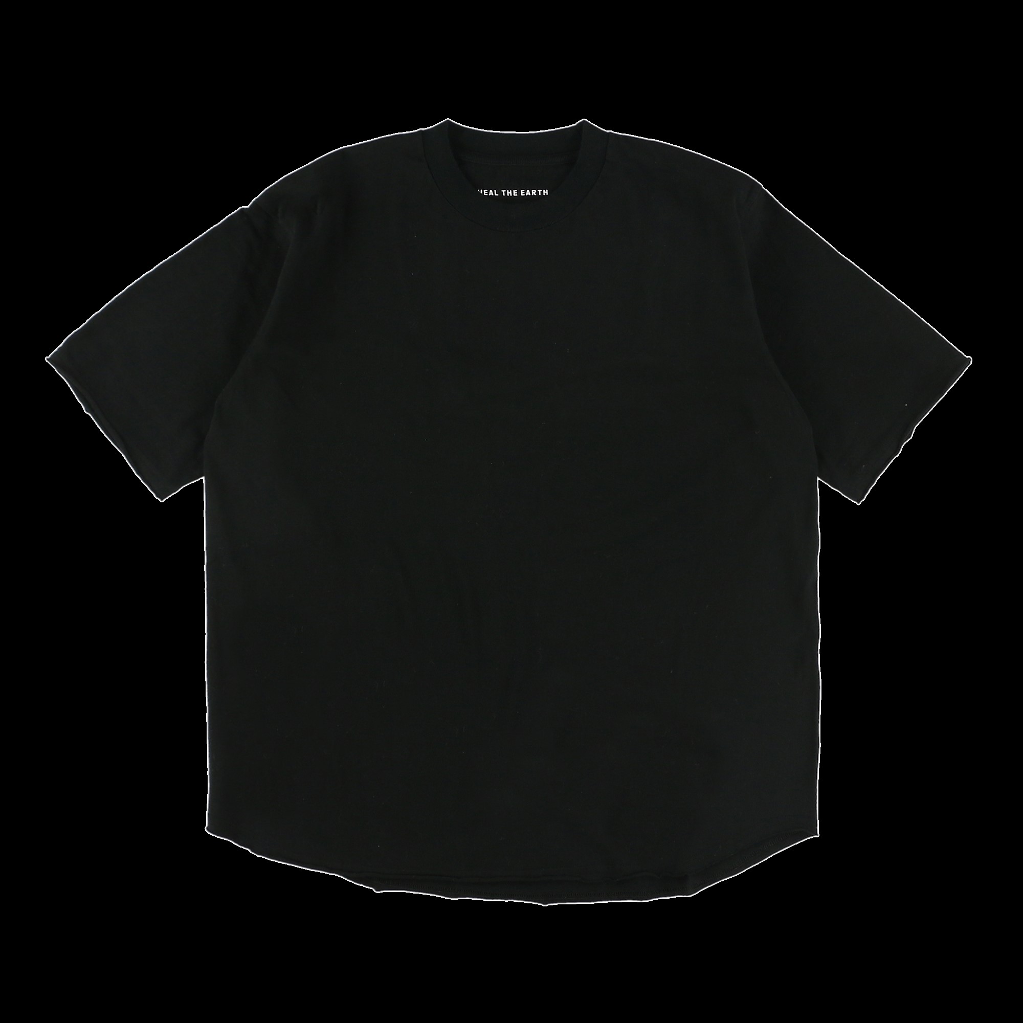 TRAVIS Round-body Jersey Short-Sleeved T-Shirt  M  BLK