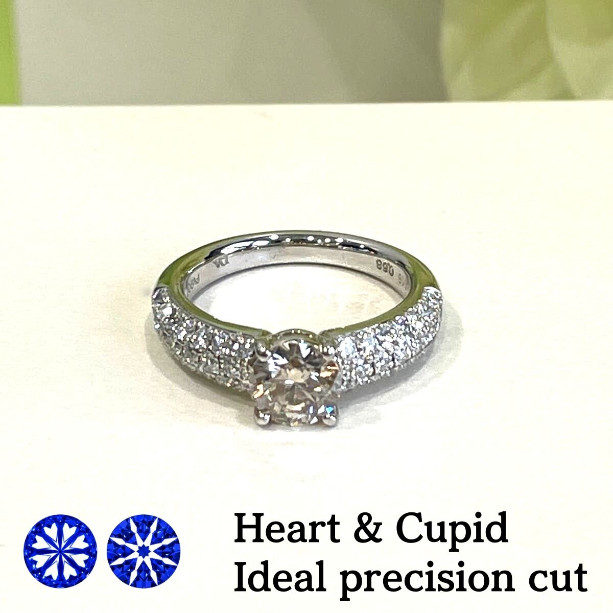[one of a kind]Platinum900 browndiamond diamond Ring diamond 0.680ct(Ideal precision cut) diamond 1.018ct(Ideal precision cut)size :JCS11.5 US6.25(adjustable)