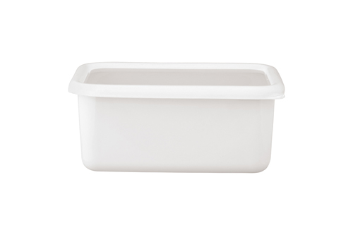 KONTE SERIES DEEP RECTANGULAR CONTAINER M LILY WHITE
