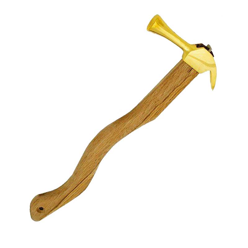 MARUKIN-JIRUSHI Temporary frame hammer [gold-plating] snak bent shape 450mm