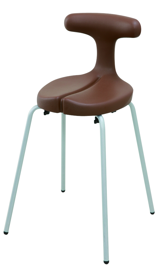 ayur-chair stool S BROWN