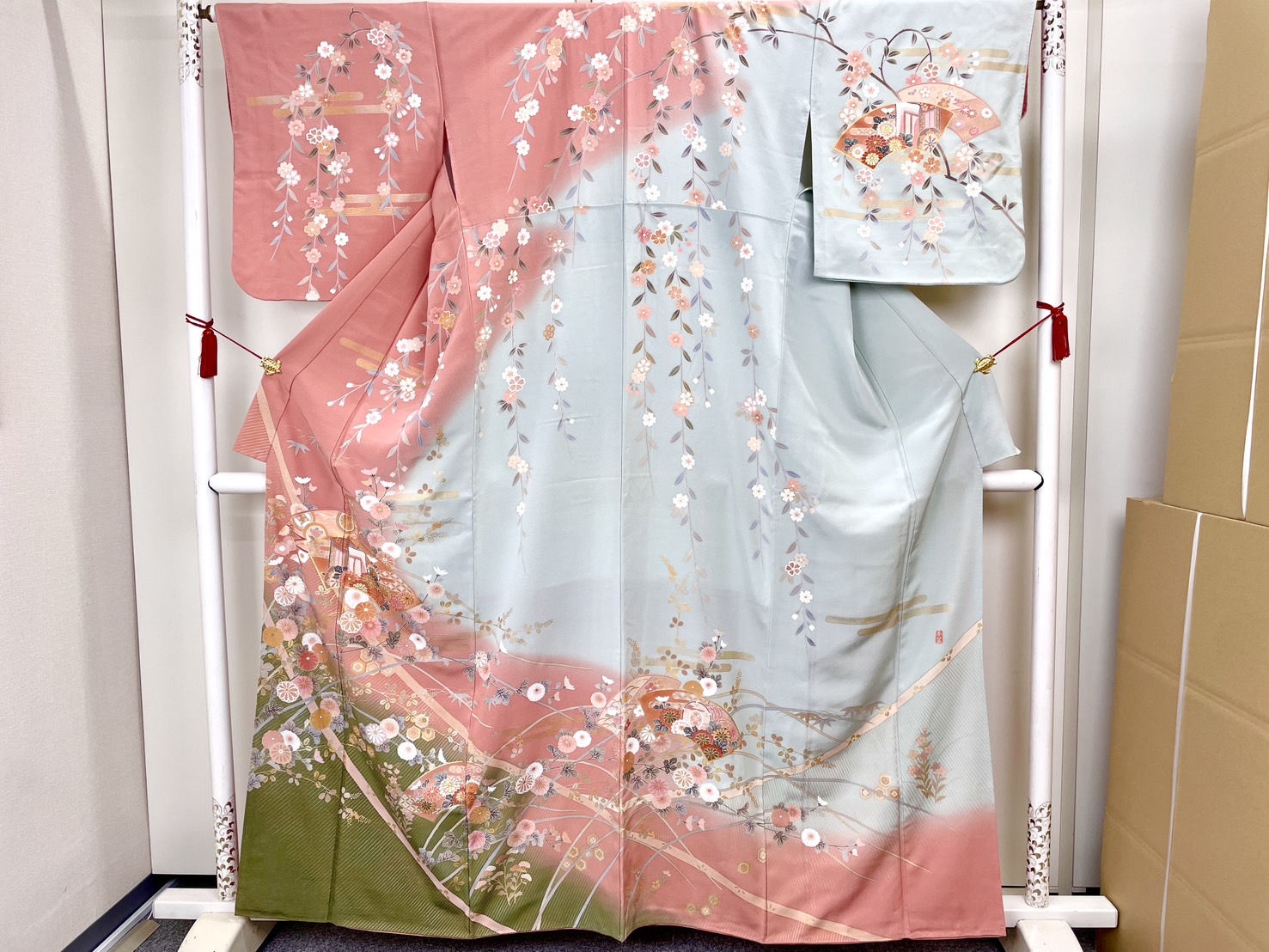 JAPANESE KIMONO HOUMONGI