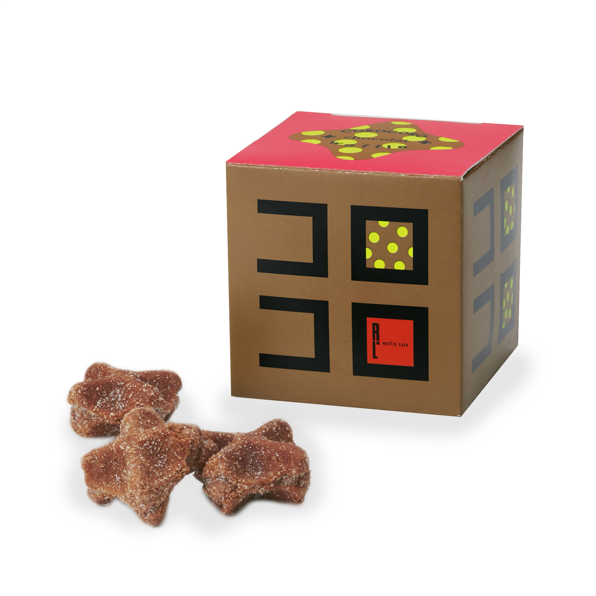 Corocoro Waffle Cube Chocolat