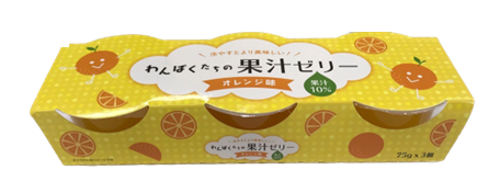 Wanpaku-tachi no Fruity jelly Orange Flavour