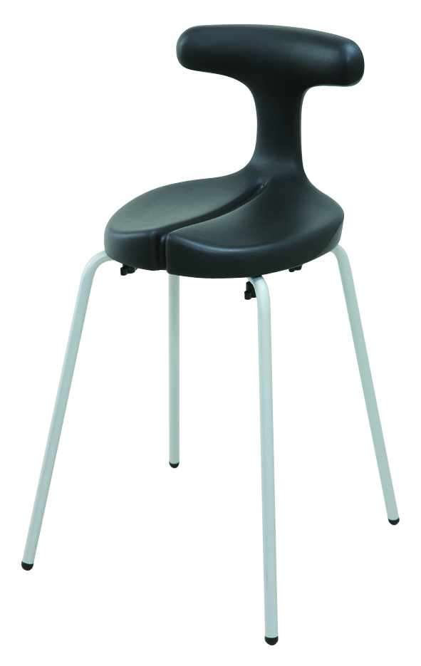 ayur-chair stool M BLACK