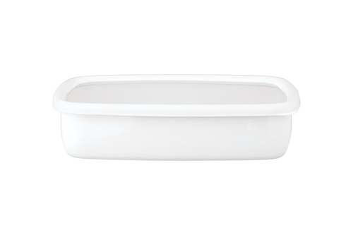 KONTE SERIES SHALLOW RECTANGULAR CONTAINER L LILY WHITE