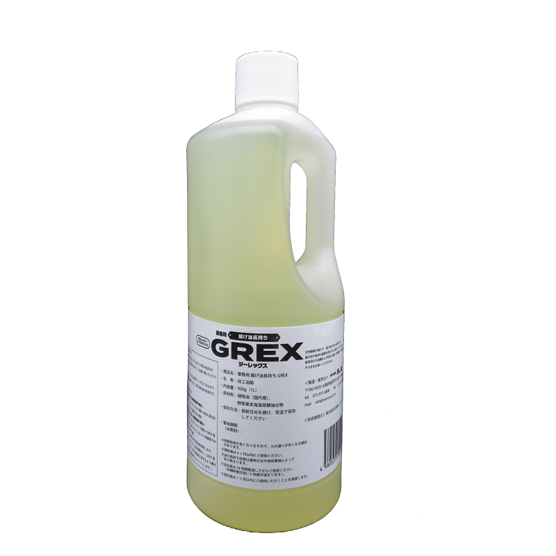 Professional deep fry oil long-lasting GREX 1L  Additives for deep-frying oil (edible oil) [Products subject to reduced tax rate