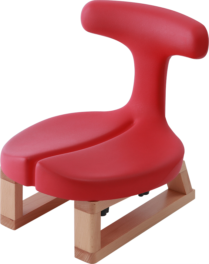 ayur-chair for cross-legged RED