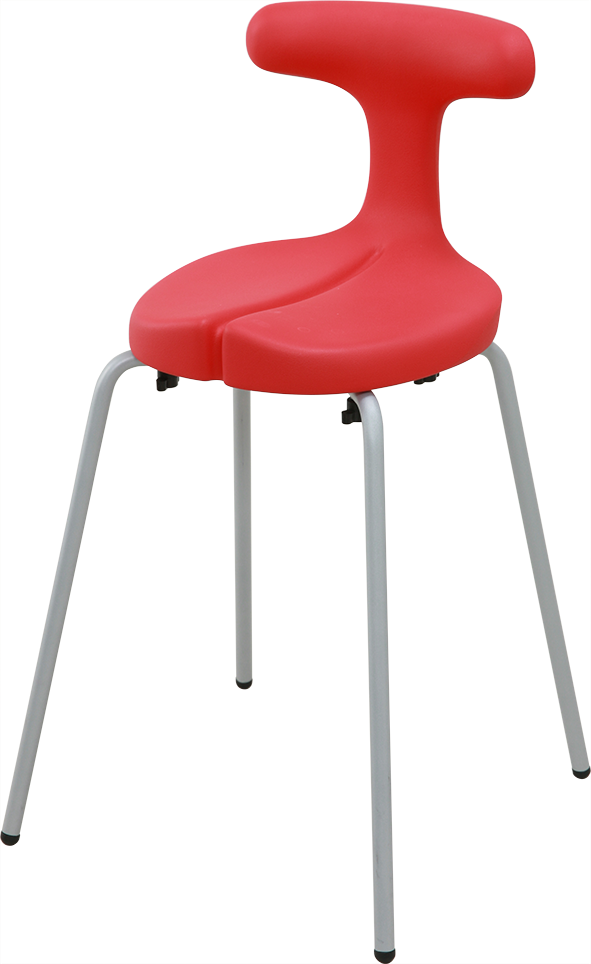 ayur-chair stool M RED