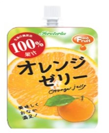 Fresh Fruit Orange Pouch Jelly 180g