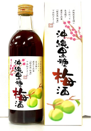 Okinawa brown sugar plum wine