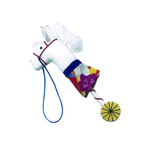 Zodiac Horse Kit Made in Japan Old Silk Pure Silk Chikyuya Hanging Decoration Accessory Lucky Decoration