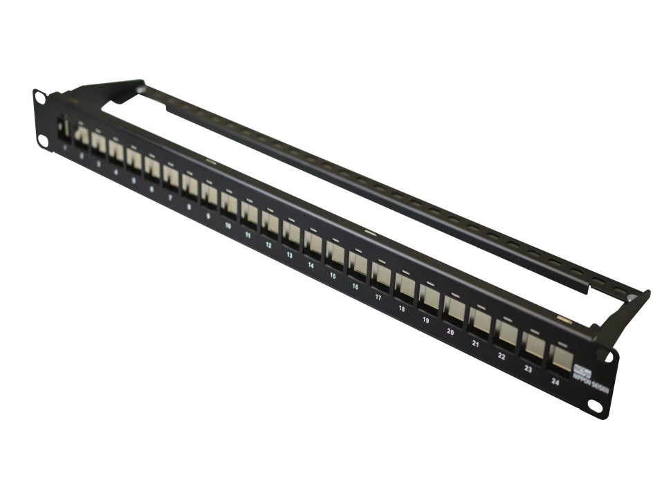 Patch Panel Frame for JJ type Cat.6A Modular Jack