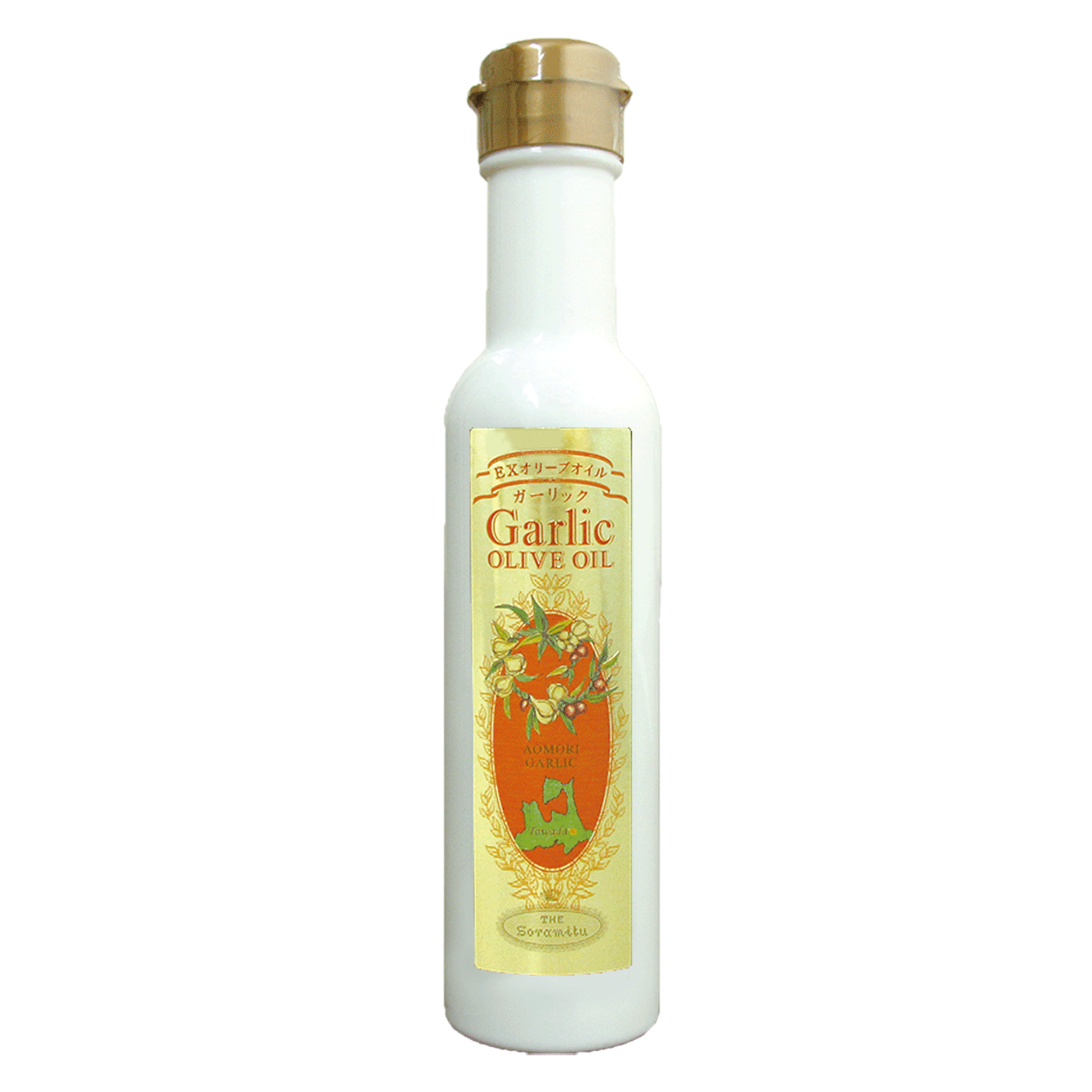 Garlic olive oil -Aomori garlic slowly marinated in extra virgin olive oil at low temperature